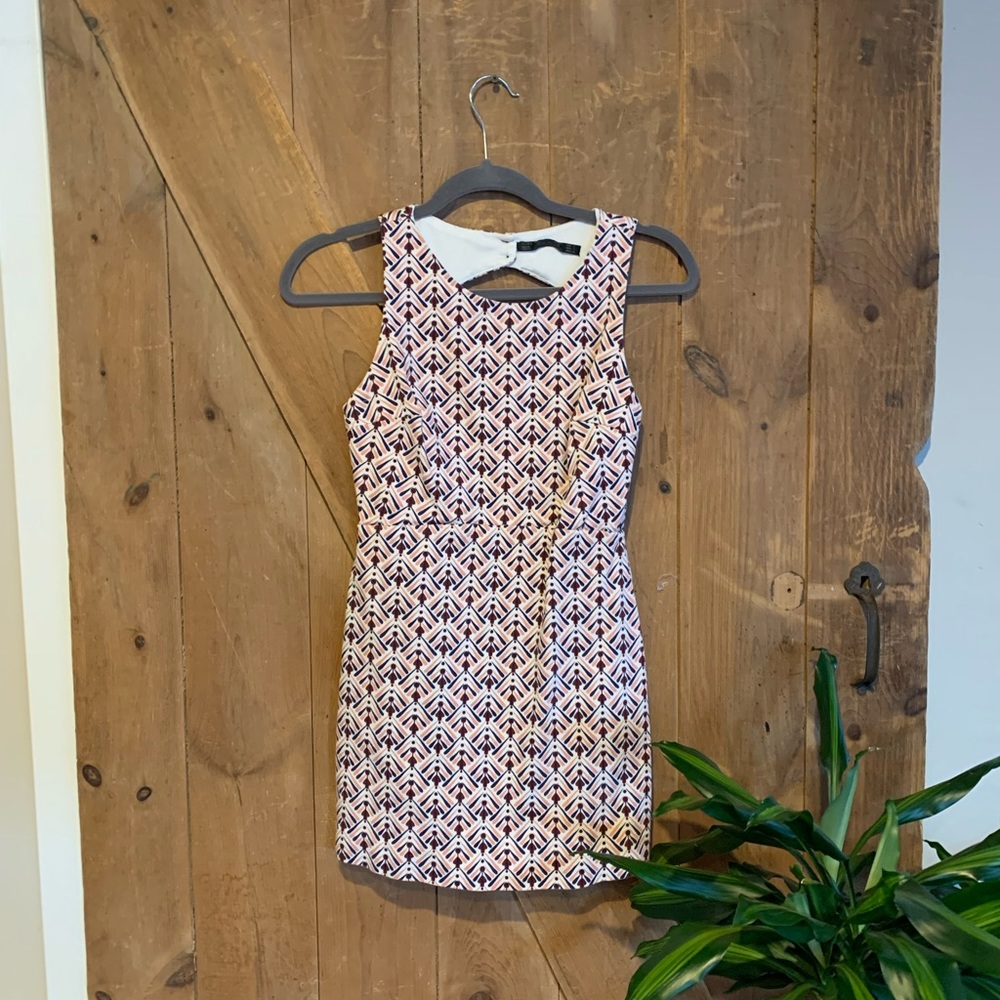 Zara Romper with Geometric Print